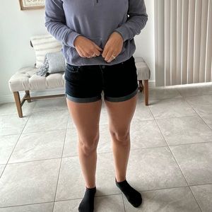 Paige Dark Wash Denim Jean Shorts- Size 28